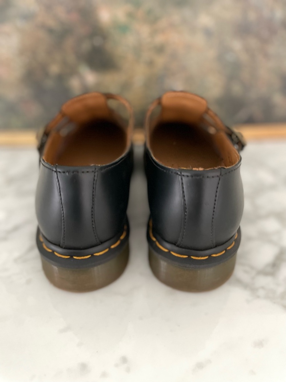 Dr Marten Mary Jane 8065 Black Smooth Leather Size 9 - Picture 3 of 8